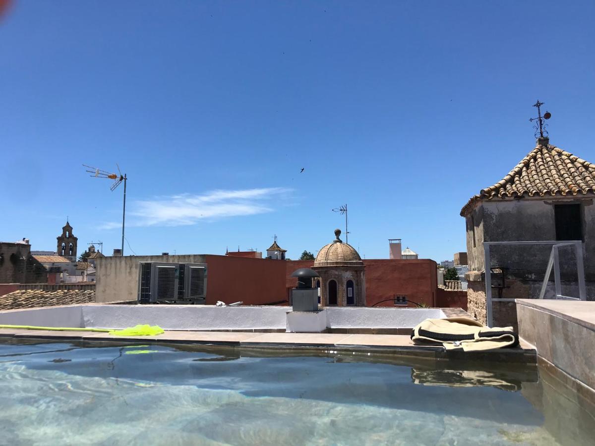 Casa Palacio En Jerez De La Frontera Con Piscina Privada Luaran gambar